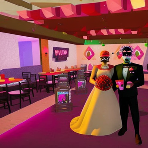 Este casal acabou de se casar no metaverso Taco Bell